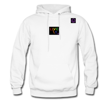 Load image into Gallery viewer, LIVE IT Pride Unisex original Hoodie - white
