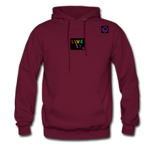 Load image into Gallery viewer, LIVE IT Pride Unisex original Hoodie - burgundy
