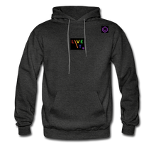 Load image into Gallery viewer, LIVE IT Pride Unisex original Hoodie - charcoal grey
