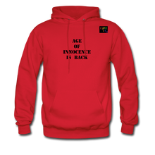 Load image into Gallery viewer, LIVE IT Pride Unisex AGE OF INNOCENCE IS BACK original Hoodie - red
