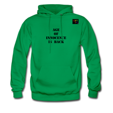 Load image into Gallery viewer, LIVE IT Pride Unisex AGE OF INNOCENCE IS BACK original Hoodie - kelly green
