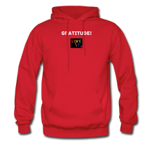 Load image into Gallery viewer, LIVE IT Pride Unisex GRATITUDE original Hoodie - red
