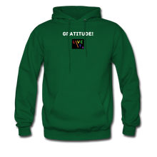 Load image into Gallery viewer, LIVE IT Pride Unisex GRATITUDE original Hoodie - forest green
