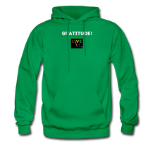 Load image into Gallery viewer, LIVE IT Pride Unisex GRATITUDE original Hoodie - kelly green
