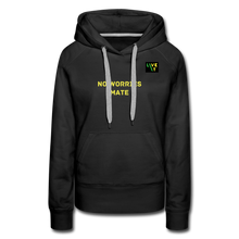 Load image into Gallery viewer, LIVE IT Aussie Women&#39;s NO WORRIES MATE Women&#39;s original Hoodie - black
