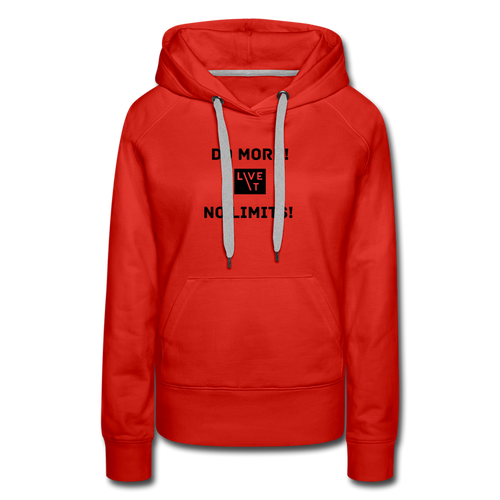 LIVE IT Women's DO MORE NO LIMITS original Women's Hoodie - red