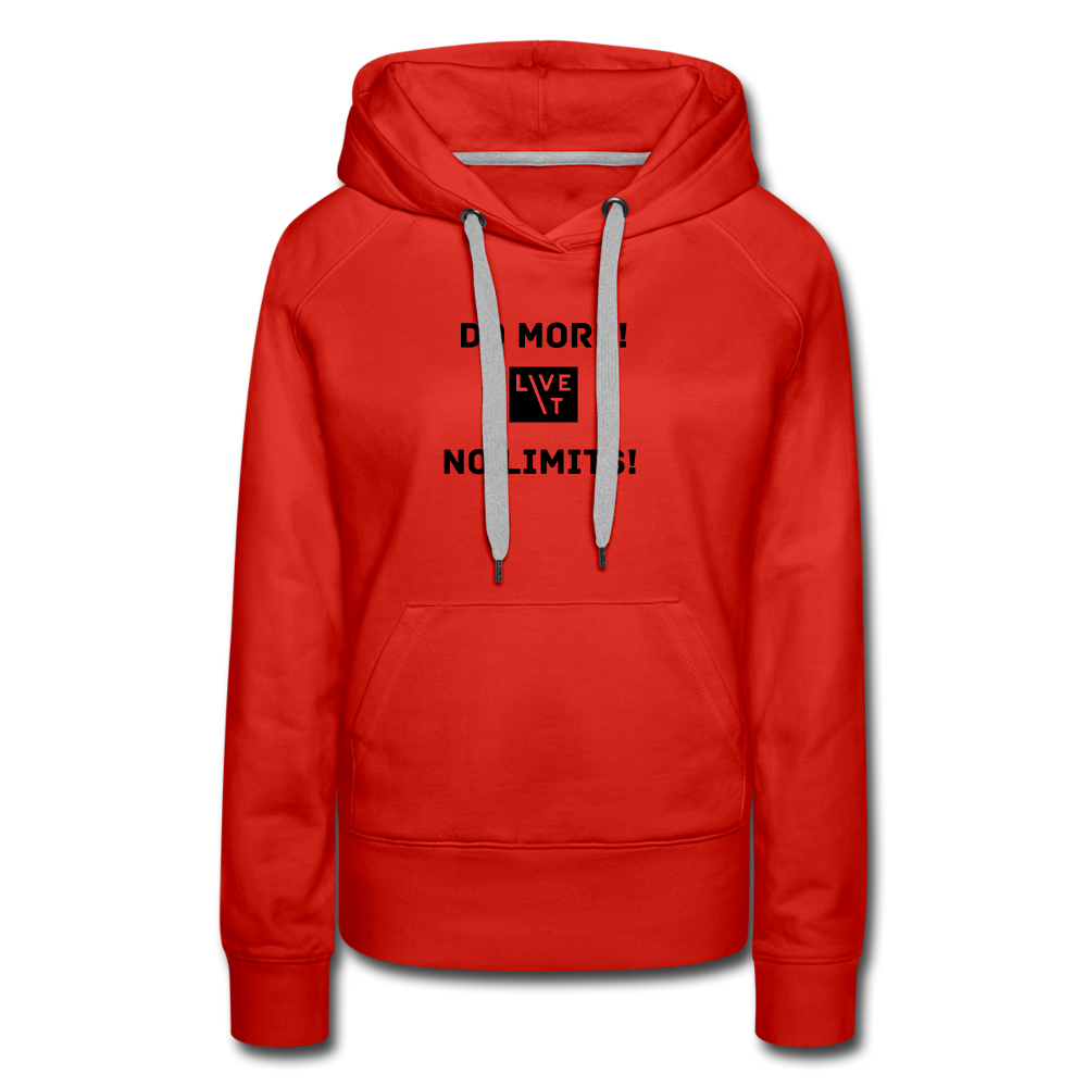 LIVE IT Women's DO MORE NO LIMITS original Women's Hoodie - red