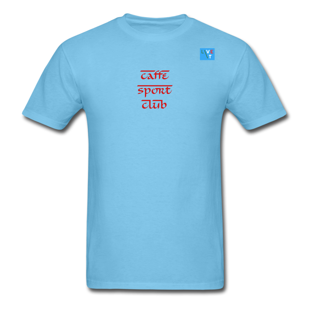 LIVE IT Italia Unisex CAFFE SPORT CLUB original Classic T-Shirt - aquatic blue