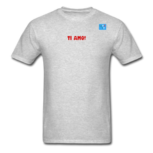 Load image into Gallery viewer, LIVE IT Italia Unisex TI AMO original Classic T-Shirt - heather gray
