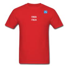 Load image into Gallery viewer, LIVE IT Italia Unisex FORZA ITALIA original Classic T-Shirt - red
