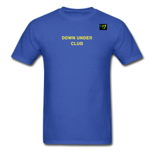 Load image into Gallery viewer, LIVE IT Aussie Unisex DOWN UNDER CLUB original Classic T-Shirt - royal blue
