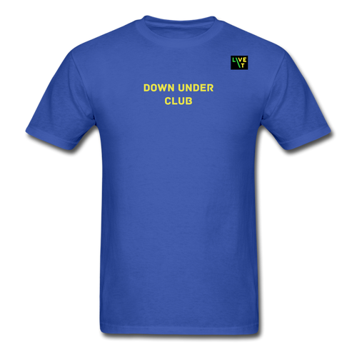 LIVE IT Aussie Unisex DOWN UNDER CLUB original Classic T-Shirt - royal blue