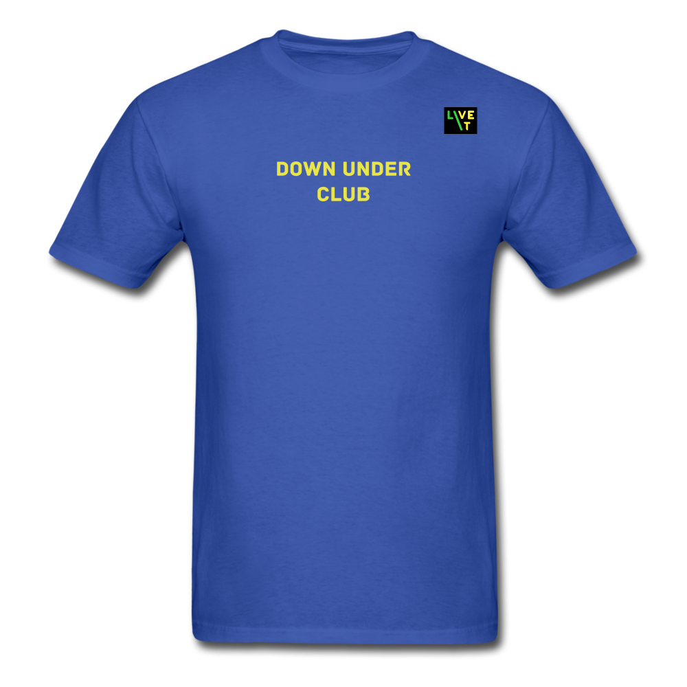 LIVE IT Aussie Unisex DOWN UNDER CLUB original Classic T-Shirt - royal blue