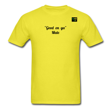 Load image into Gallery viewer, LIVE IT Aussie Unisex GOOD ON YA MATE original Classic T-Shirt - yellow
