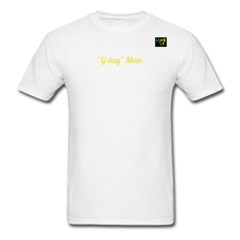 Load image into Gallery viewer, LIVE IT Aussie Unisex G&#39;DAY MATE original Classic T-Shirt - white
