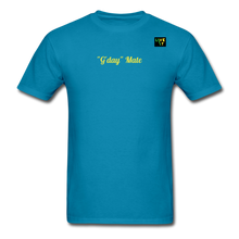 Load image into Gallery viewer, LIVE IT Aussie Unisex G&#39;DAY MATE original Classic T-Shirt - turquoise
