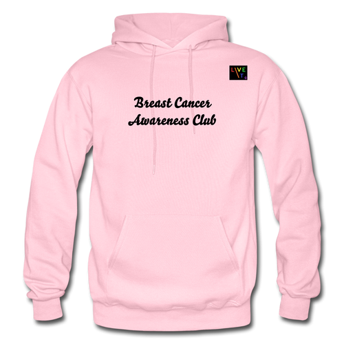 LIVE IT Pride Breast Cancer Unisex AWARENESS CLUB original Hoodie - light pink