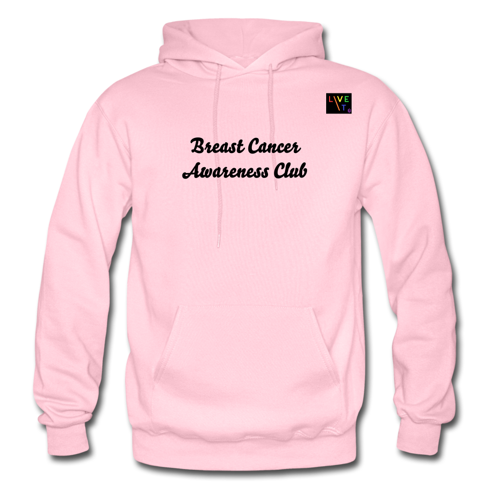 LIVE IT Pride Breast Cancer Unisex AWARENESS CLUB original Hoodie - light pink