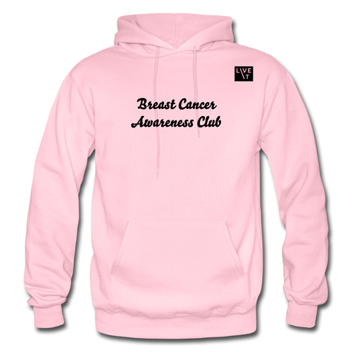 LIVE IT Breast Cancer Unisex AWARENESS CLUB original Hoodie - light pink