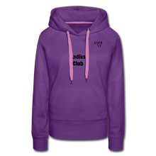 Load image into Gallery viewer, LIVE IT Women&#39;s &quot;LADIES CLUB&quot; original Women&#39;s Hoodie - purple
