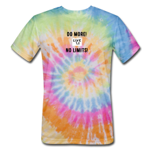 Load image into Gallery viewer, LIVE IT Unisex DO MORE NO LIMITS original Tie Dye T-Shirt - rainbow
