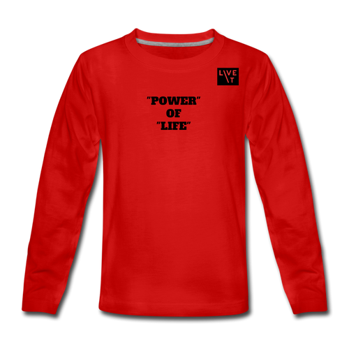 LIVE IT Kids POWER OF LIFE original Long Sleeve T-Shirt - red