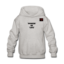 Load image into Gallery viewer, LIVE IT Kids POWER OF LIFE original Hoodie - heather gray
