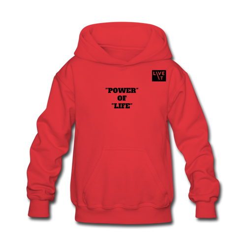 LIVE IT Kids POWER OF LIFE original Hoodie - red