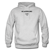 Load image into Gallery viewer, LIVE IT Men&#39;s GRATITUDE original Men&#39;s Hoodie - ash 
