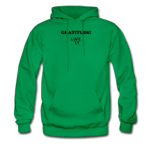 Load image into Gallery viewer, LIVE IT Men&#39;s GRATITUDE original Men&#39;s Hoodie - kelly green
