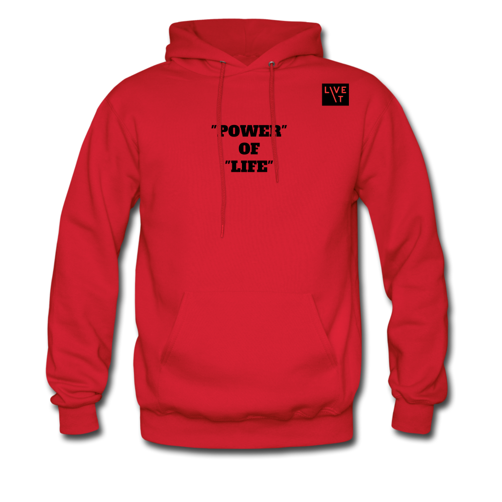 LIVE IT Men's POWER OF LIFE original Men's Hoodie - red