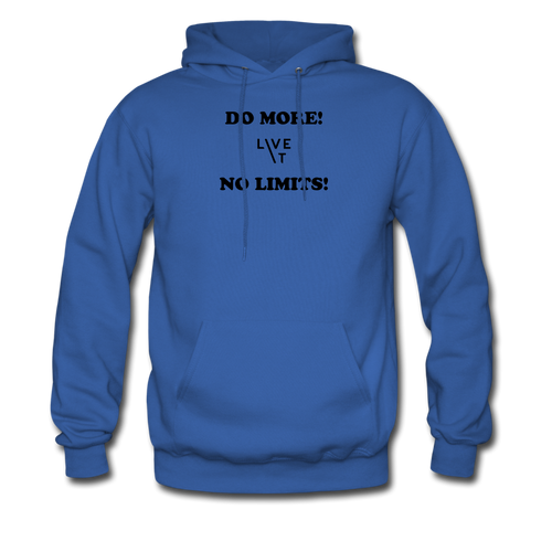 LIVE IT Men's DO MORE NO LIMITS original Men's Hoodie - royal blue