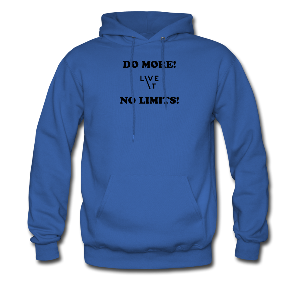 LIVE IT Men's DO MORE NO LIMITS original Men's Hoodie - royal blue