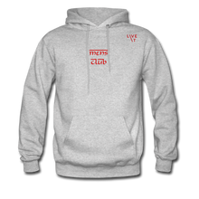 Load image into Gallery viewer, LIVE IT Men&#39;s &quot;MEN&#39;S CLUB&quot; original Men&#39;s Hoodie - heather gray
