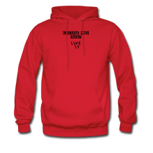 Load image into Gallery viewer, LIVE IT Men&#39;s EXCUSE ME JUST LIVE IT original Men&#39;s Hoodie - red
