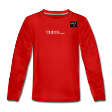 Load image into Gallery viewer, LIVE IT Kids HELLO GOODBYE original Long Sleeve T-Shirt - red
