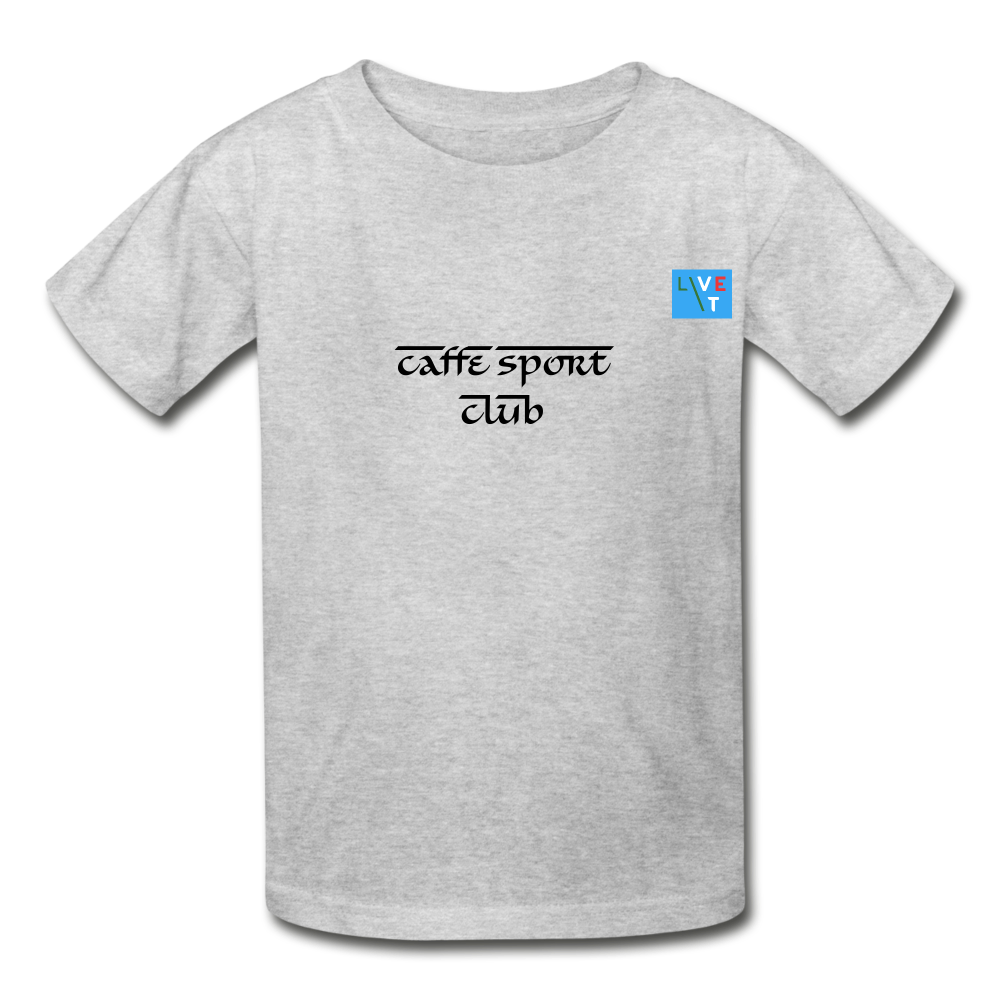 LIVE IT Kids Italia CAFFE SPORT CLUB original Youth T-Shirt - heather gray