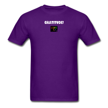 Load image into Gallery viewer, LIVE IT Pride Unisex GRATITUDE original Classic T-Shirt - purple
