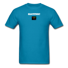 Load image into Gallery viewer, LIVE IT Pride Unisex GRATITUDE original Classic T-Shirt - turquoise
