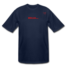 Load image into Gallery viewer, LIVE IT Men&#39;s Tall HELLO GOODBYE original Men&#39;s Tall T-Shirt - navy
