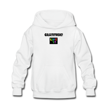 Load image into Gallery viewer, LIVE IT Kids GRATITUDE original Hoodie - white
