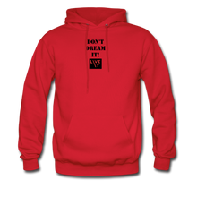 Load image into Gallery viewer, LIVE IT Men&#39;s DON&#39;T DREAM IT original Men&#39;s Hoodie - red
