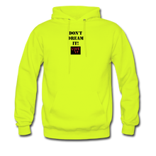 Load image into Gallery viewer, LIVE IT Men&#39;s DON&#39;T DREAM IT original Men&#39;s Hoodie - safety green
