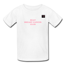 Load image into Gallery viewer, LIVE IT Kids Breast Cancer BEAT CLUB original Youth T-Shirt - white
