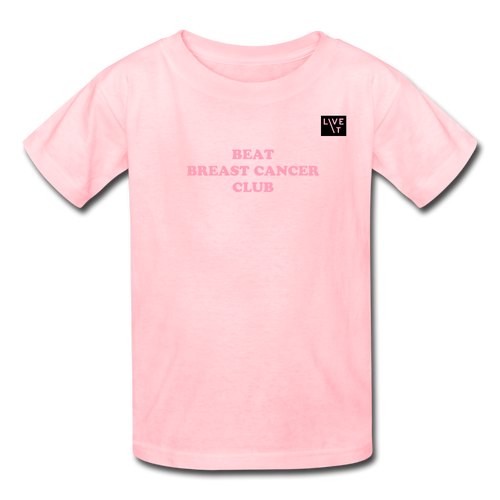 LIVE IT Kids Breast Cancer BEAT CLUB original Youth T-Shirt - pink