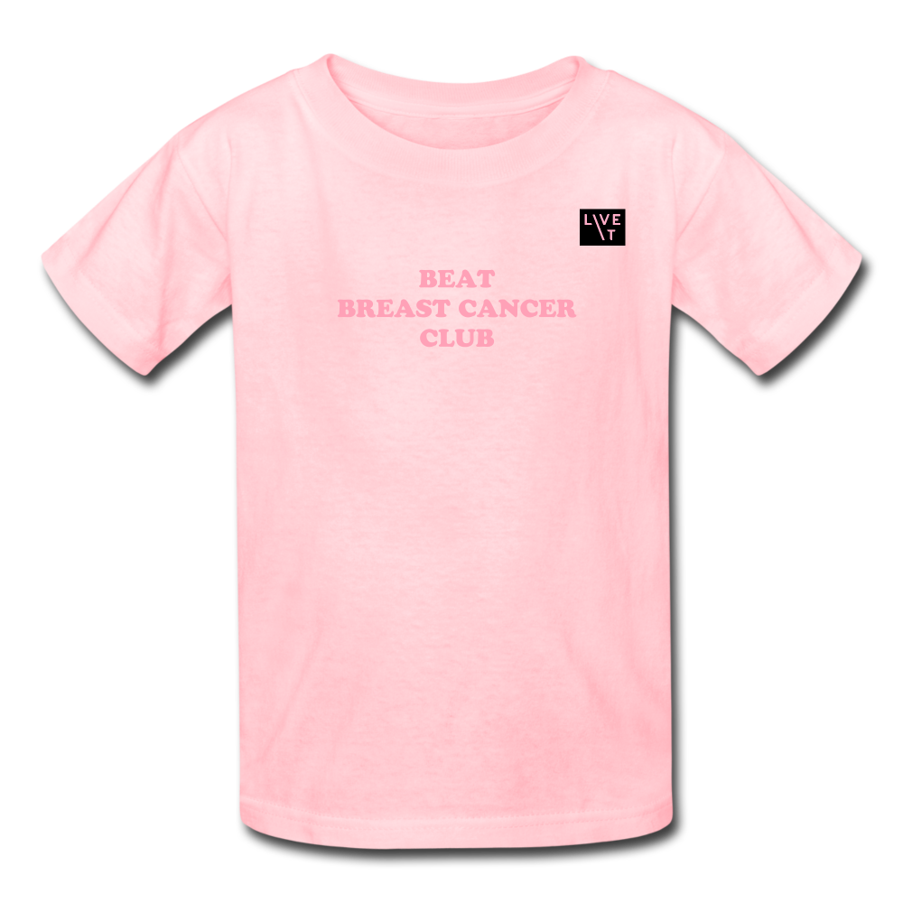 LIVE IT Kids Breast Cancer BEAT CLUB original Youth T-Shirt - pink