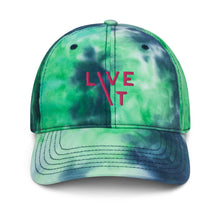 Load image into Gallery viewer, LIVE IT Breast Cancer AWARENESS and SURVIVOR original Tie Dye Cap
