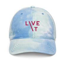 Load image into Gallery viewer, LIVE IT Breast Cancer AWARENESS and SURVIVOR original Tie Dye Cap
