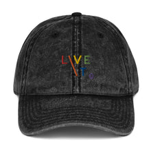 Load image into Gallery viewer, LIVE IT Pride original Vintage Cap
