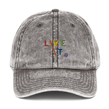 Load image into Gallery viewer, LIVE IT Pride original Vintage Cap
